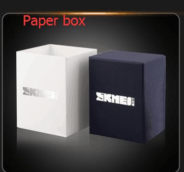 China Water Resistant Skmei Gift Box, Tin Box, Paper Box Packing For Watch for sale