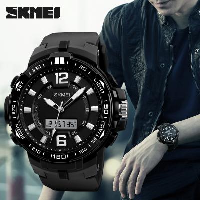 China Skemi Alarm Wholesale Analog-Digital Dual Time Sports Watches Relogio Masculino Water Resistant for sale