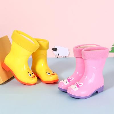 China Lightweight Wholesale Rubber Boots For Kids PVC Rain Shoe Kid Rain Boots Price for sale