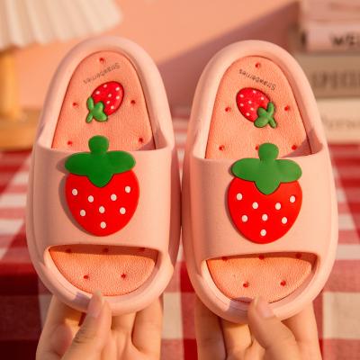 China Cute Baby Summer Flat Sales Factory Sales PVC Sandals Slides Slippers For Children for sale