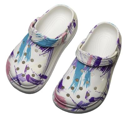 China Latest Design Round Boys Girls Girls Flat Clogs EVA Sandals Slippers Home Garden Shoes Women Unisex Shoes for sale