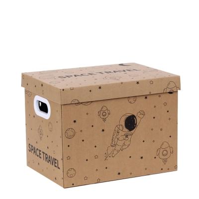 China Plastic Storage Stored Rectangle Cardboard Folding Cardboard Storage Boxes Shoe Box for sale