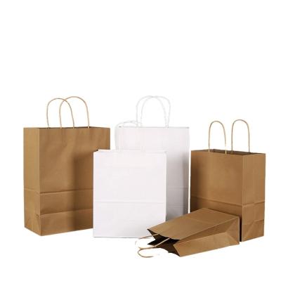 China Factory Price Wholesale Kraft Paper Bag Recyclable Paper Bags for sale