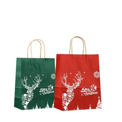 China Recyclable Christmas Gift Bags Christmas Paper Gift Bags Gift Bags Christmas for sale