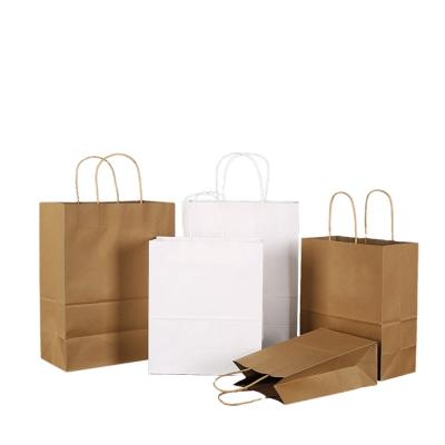 China Recyclable Paper Bag Zipper Tote Bag Custom Kraft Paper Kraft Paper Shopping Bags for sale