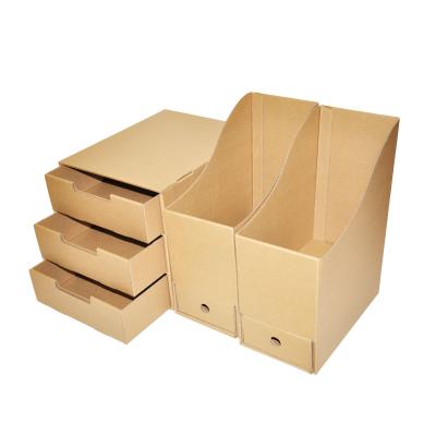 China Hot Selling File Storage Box Products Document Storage Box Drawer Organizer New for sale