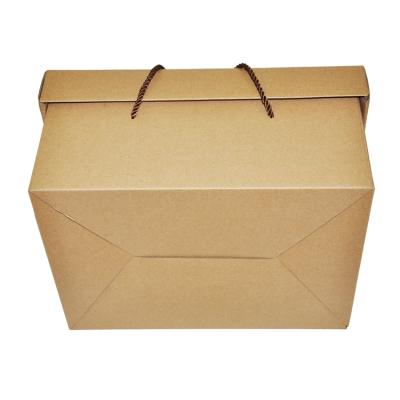 China Factory Direct Disposable Ad Box Kraft Paper High Quality Food Container for sale