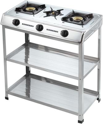 China Commercial Free Standing Gas Stove With Shelf for sale