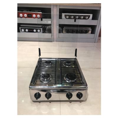 China sabaf burner kitchen stove easy clean gas with glass cover for sale