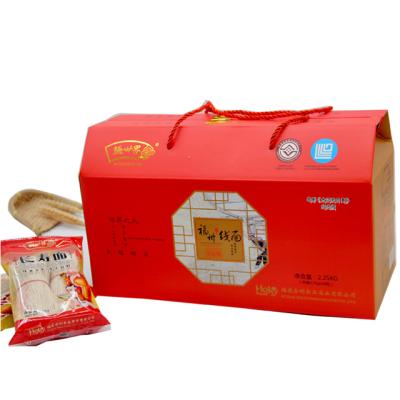 China 2.25KG Fujina Low Fat Gift Box Handmade Noodles Longevity Noodles for sale