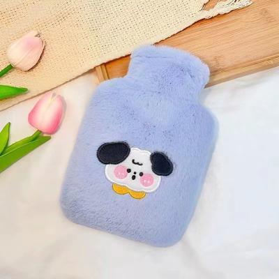 China 1 Liter Winter Hot Warmer Hot Fomentation Bag Cartoon Sale Bag Rubber Plush For Baby for sale