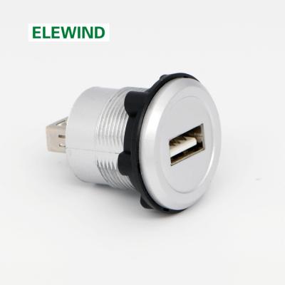 China Cheapest Plastic USB2.0 A Female Connector 22mm Economy Type USB To A Female Plug for sale