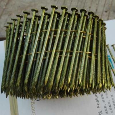 China 25 Überdachungsdecking Ring Wood Pallet Coil Nail bodenbelag Millimeters 150mm zu verkaufen