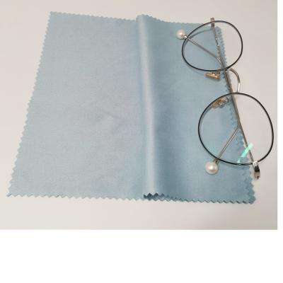 China Custom Logo High Quality Glasses Cleaner Microfiber 20% Polyester Polyamide Glass Cleaning 80% For Glass Phone Screen Cleaning Cloth for sale