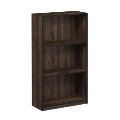 China 2022 New Style Bookcases 3 Tier Blackwood Adjustable Storage Cabinet Desk Wooden Bookcase for sale