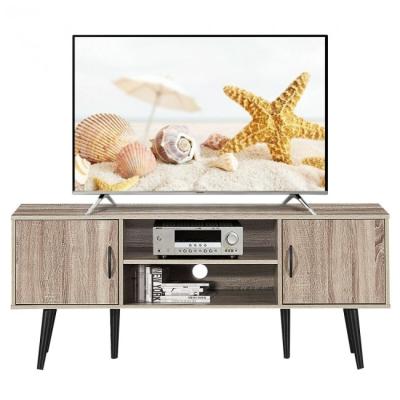 China Adjustable (height) Oak Television Console Unit Table Cabinet Entertainment Center Modern Living Room Furniture Wood Tv Stand,Wood Tv Unit for sale