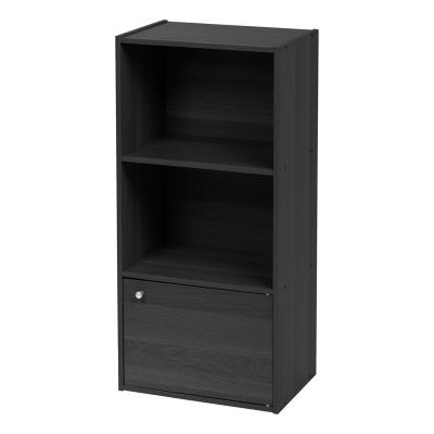 China (Other)Adjustable Storage Cabinet 3 Tier Shelf And Open Storage Cupboard Cubby Storage Shelf With Door for sale