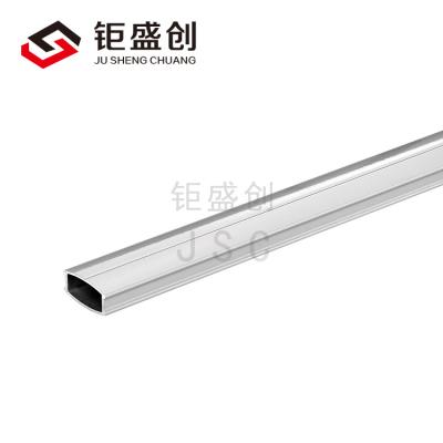 China White Color Framing Aluminum Curtain Track , Aluminum Venetian Blind Head Rail for sale