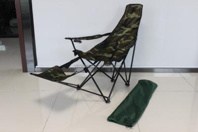 China Fishing Cheap And High Quality Reclining Chair Camping Chair With Footrest for sale