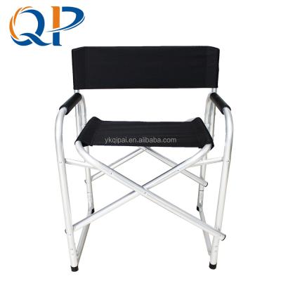 China Folding Chair Aluminum Beach Chair Black Sliver Folding Easy-Carry Aluminum Executive Chair for sale