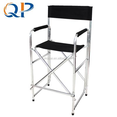 China Hot Selling Carry Aluminum Outdoor Folding Heighten Durable Portable Quadrate Director's Chair Solemn Chair for sale