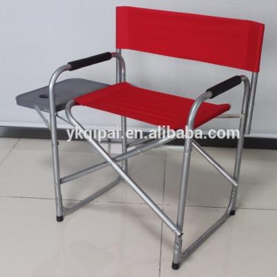 China Easy-Transport Outdoor Furniture Silla Plegable Folding Director Chair With Side Table for sale