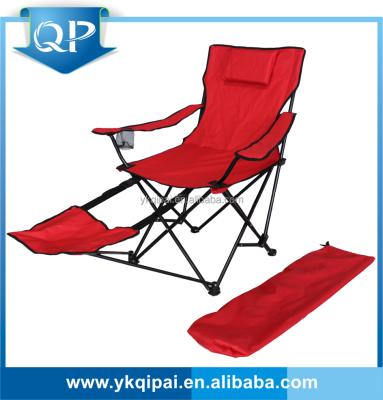 China Fishing Chair Canopy High Quality Camping Chair With Footrest And Cup Holder for sale