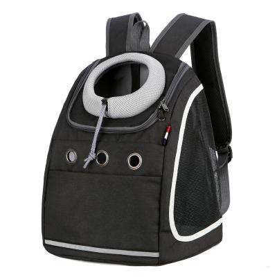 China Mesh Breathable Foldable Pet Backpack Fashion Cat Carrier Pet Backpack Travel Outing Cat Backpack Outing Pet for sale