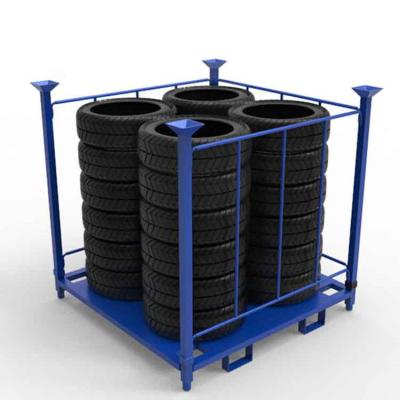 China Savings space stackable rack stacking rack storageShelf store shelves factory custom sales logistic equipment for sale