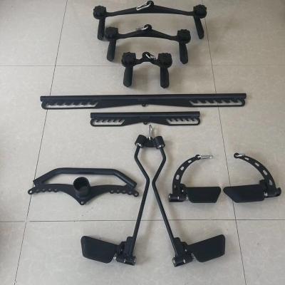 China New Style Commercial Use 8 Pcs Fitness Equipment Gym Grip Mag Grip Lat Pulldown Low Row for sale