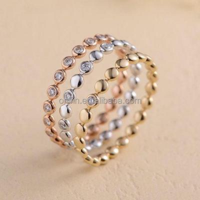 China Antique Diamond Ring Stacking Ring Set Framing Jewelry for sale