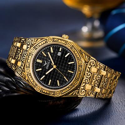 China Supertime Design Chronograph Day/Date Special Luminous Strap Hands Stainless Steel Antique Alloy Watches Men Wrist for sale