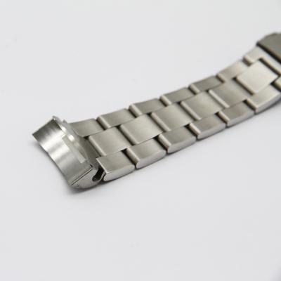 China New Adjustable Custom Logo OEM 316L Stainless Steel Wrist Straps Watch Bands Accessories Width From 18mm To 22mm for sale