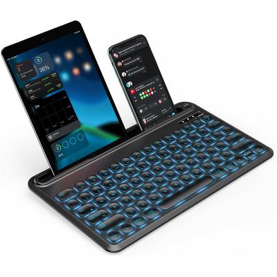 China Seenda Wireless Keyboards For Home Office iPad Air RGB Backlit RGB Wireless Keyboard Android Mac Windows Phones Computer BT for sale