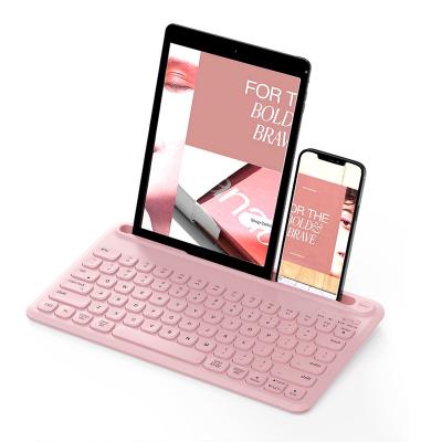 China Seenda BT Wireless Multi-Device Wireless Main Board For iPad Pro Android Mac Windows Phones Computer Rechargeable Air Backlit Keyboard for sale