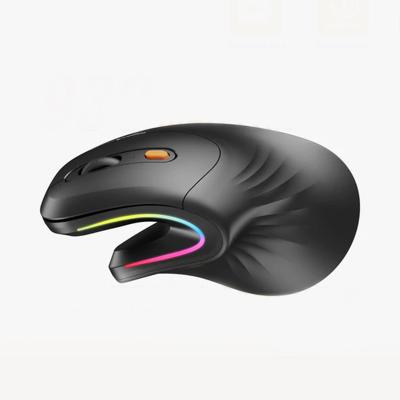 China 4 Kinds of RGB Lighting ProtoArc Computer Mouse with 4 RGB Adjustable Ergonomic Mice 3 DPI USB Vertical BT Wireless Mouse for sale