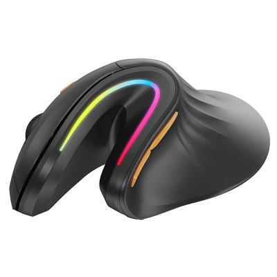 China ProtoArc 2.4G USB Silent Click Ergonomic Mouse for Windows Mac Android RGB Backlit Mice Wireless BT Vertical Mouse for sale