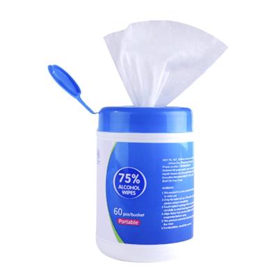 China SKIN CARE Customized plastic lids and canisters wipes hand disinfecting bucket wet wipes for sale