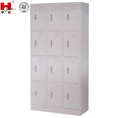 China Hot Sales Folding 12 Door Steel Staff Locker Cabinet Parcel Lockers for sale