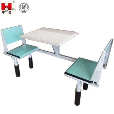 China DINING TABLE 2 Seats Fast Food Table Canteen Diner Sets School Dining Table And Chair for sale