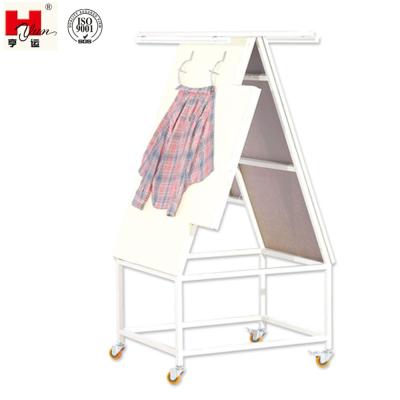 China Double Side Lighted Seam Part Steel Garment Factory Inspection Table for sale