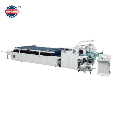 China Food FM semi-automatic corrugated flute paper laminating machine for sale