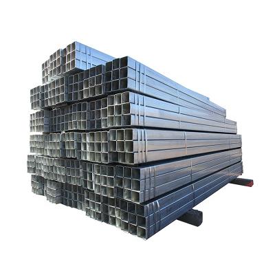 China Structure Pipe Galvanized Steel Square Pipe Supplier For Price Square Pipe 10x10 100x100 Square Construction Steel Tube for sale