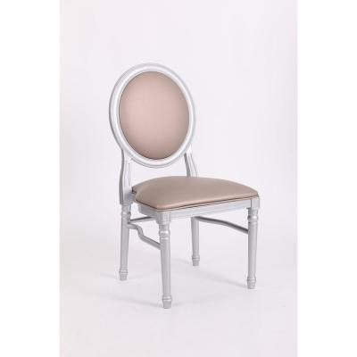 China NEW DESIGN UV Protected Resin Louis Chair XV Luis Chair XV in Silver for Hotel Restaurant Dining for sale