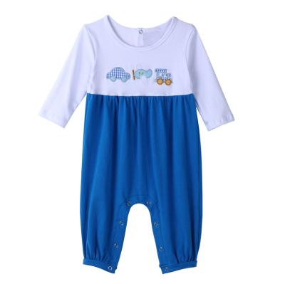 China 2022 Newest Design Top Quality Soft Plain Cotton Organic Baby Rompers for sale