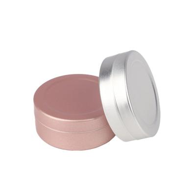 China Cosmetic 46*15/21mm 15g 20g Aluminum Up Bottom Body Luxury Empty Butter Lid Cream Cosmetic Jars for sale