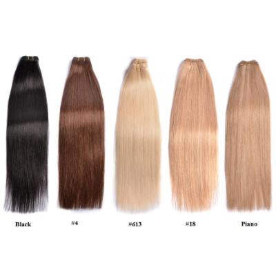 China #4 #18 #613 #4 #18 #613 Black Color Straight Virgin Human Hair Peruvian Hair Weft Wholesale Piano Silky Straight for sale