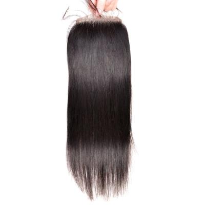 China Silky Straight Brazilian Hair Natural Wave Color 4X4 Lace Closure , 5X5 And 6X6 Lace Closure for sale