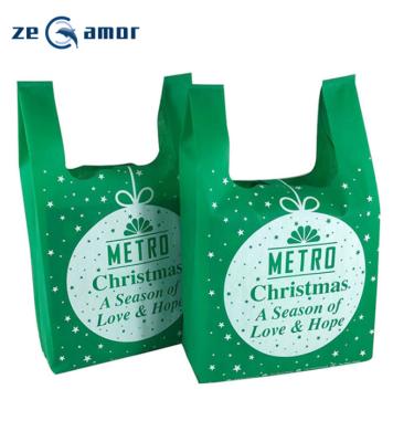 China Low MOQ Disposable Zeamor Brand Logo Customized Environmental Reusable Eco-friendly Nonwoven Bag For Promo Shopping Gifts for sale