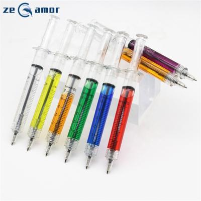 China Promotional Pen Zeamor Best Selling Liquid Items Syringe Pen With Logo For Doctors Nurse for sale